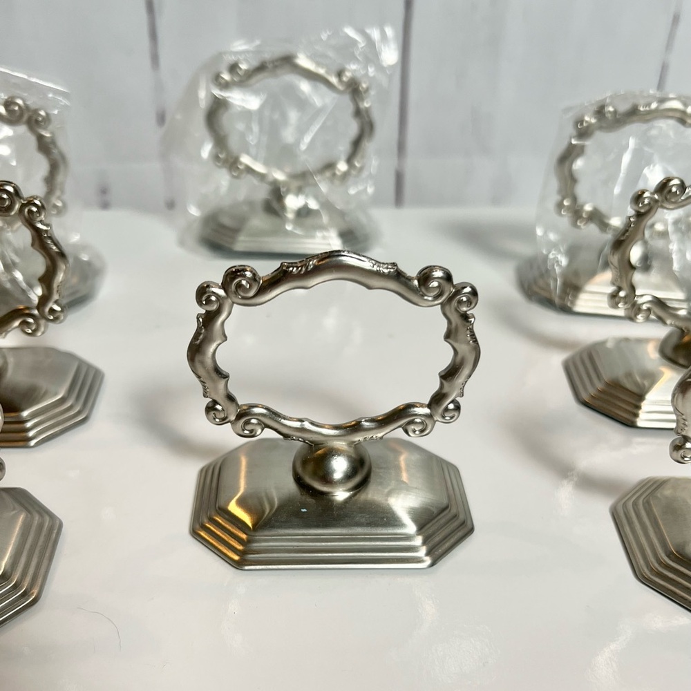 New Southern Living At Home Redmont Heirloom Napkin Rings or Place Card Holder 8 - Picture 4 of 7
